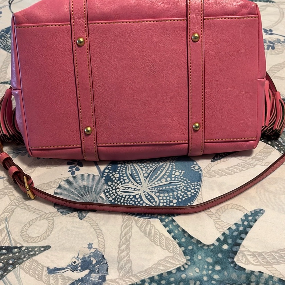 Dooney & Bourke Florentine satchel pink - Picture 9 of 11